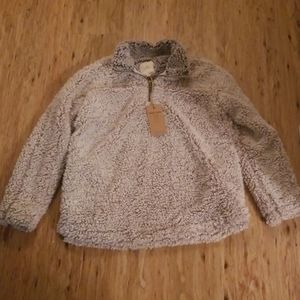 Pullover sweater jacket